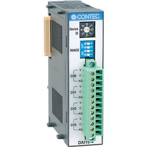 コンテック F&eITシリーズ 絶縁型高精度アナログ出力モジュール DAI16-4(FIT)GY