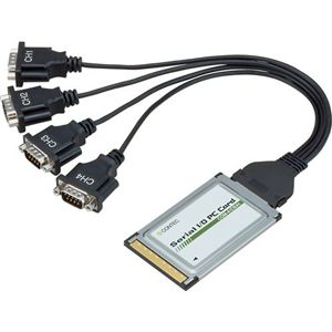 コンテック CardBus対応 RS-232C 4ch シリアルI/Oカード COM-4(CB)H
