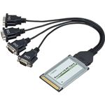 コンテック CardBus対応 RS-232C 4ch シリアルI/Oカード COM-4(CB)H