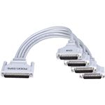 コンテック D-SUB37->25ピンx4分配用シールドケーブル(0.25m) PCE37/25PS