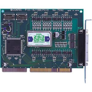 コンテック ISA対応 絶縁型デジタル入出力ボード(電源内蔵) PIO-16/16B(PC)H