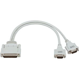 コンテック シリアルI/Oボード用 D-SUB44ピン->9ピンx2分配シールドケーブル PCE44/9P2S