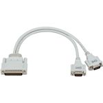 コンテック シリアルI/Oボード用 D-SUB44ピン->9ピンx2分配シールドケーブル PCE44/9P2S