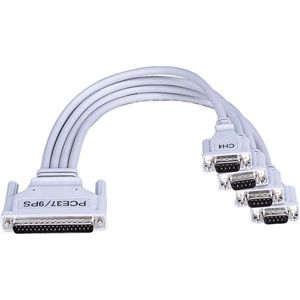 コンテック D-SUB37->9ピンx4分配用シールドケーブル(0.25m) PCE37/9PS