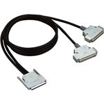 コンテック 100ピン0.8mmピッチコネクタ用 37ピンD-SUBx2分配シールドケーブル(5m) PCB100WS-5