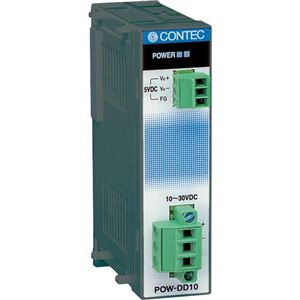 コンテック F&eITシリーズ DC-DC電源ユニット 入力10-30VDC 出力5VDC 3A POW-DD10GY