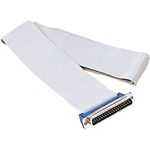 コンテック 37ピンD-SUBコネクタ用 片側コネクタ付フラットケーブル(5m) PCA37P-5