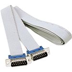 コンテック 15ピンD-SUBコネクタ用 両側コネクタ付フラットケーブル(1.5m) PCB15P-1.5