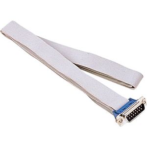 コンテック 15ピンD-SUBコネクタ用 片側コネクタ付フラットケーブル(1.5m) PCA15P-1.5