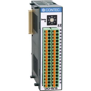コンテック F&eITシリーズ 絶縁型デジタル入出力モジュール DIO-16/16(FIT)GY