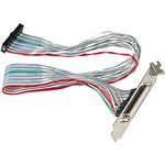 コンテック 30ピンポストヘッダ->37ピンD-SUB(ブラケット付) フラットケーブル(0.5m) DT/B2