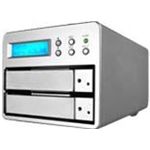 デンノー 3.5インチ 2 bays/ SATA - eSATA+USB2.0 SR3620-2S-SB2