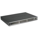 ディーリンクジャパン 48-port 10/100M + 2-port combo 1000 Base T/SFP + 2 1000 Base-T レイヤ3 マネージメントスイッチ DES-3852