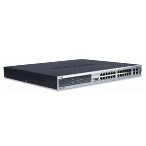 ディーリンクジャパン 24-port Gigabit L2+ スタッカブル マネージメントスイッチ(4 Combo SFP/3オープンスロット/10GE モジュール装着可能) DGS-3427