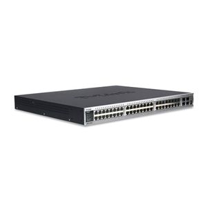 ディーリンクジャパン 48-port Gigabit L2+ スタッカブル マネージメントスイッチ(4 Combo SFP/2オープンスロット/10GE モジュール装着可能) DGS-3450