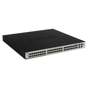 ディーリンクジャパン 10/100/1000BASE-T 48ポート(PoE) + 4 コンボ SFP レイヤー2+ スタッカブル マネージメントスイッチ DGS-3100-48P