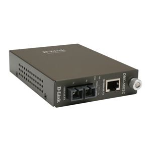 ディーリンクジャパン 10/100BASE-TX<->100BASE-FX 2芯シングルモードファイバー メディアコンバーター 60km DMC-560SC