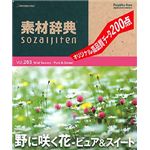 データクラフト 素材辞典 Vol.203 野に咲く花 ～ピュア&スイート編 HR-SJ203