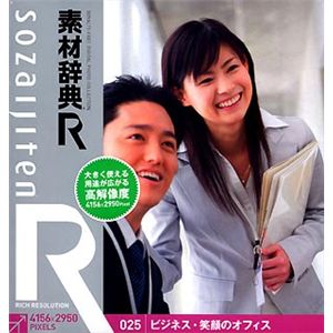 データクラフト 素材辞典[R(アール)] 025 ビジネス・笑顔のオフィス HR-SR025