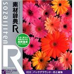 データクラフト 素材辞典[R(アール)] 033 バックグラウンド・花と植物 HR-SR033