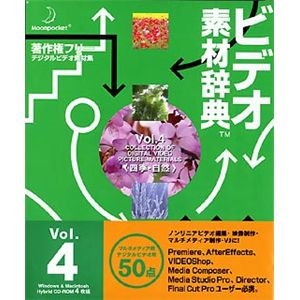データクラフト ビデオ素材辞典 Vol.4 四季・自然 HR-VJ04