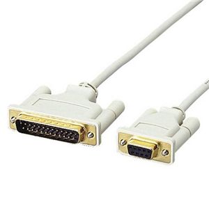 エレコム RS-232C リバースケーブル 1.5m C232R-D15