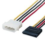 エレコム シリアル ATA 電源変換ケーブル CFD-SAT2P05