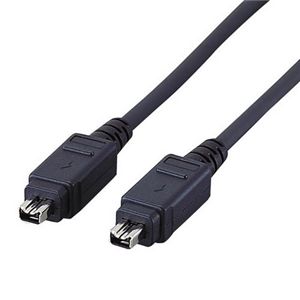 エレコム IEEE1394ケーブル(ブラック/4-4Pin/2m) IE-442BK