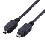 エレコム IEEE1394ケーブル(ブラック/4-4Pin/2m) IE-442BK