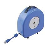 エレコム SOHO用 CAT5E LANケーブルリール(7m/ブルー) LD-MCT/SH7