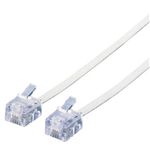 エレコム スリムモジュラケーブル/10m(ホワイト) MJ-10WH