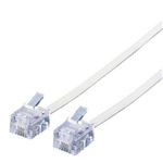 エレコム スリムモジュラケーブル/15m(ホワイト) MJ-15WH