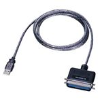 エレコム USB<=>パラレルプリンタケーブル(5m/グラファイト) UC-P5GT