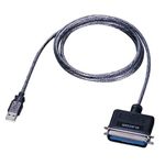 エレコム USB<=>パラレルプリンタケーブル(1.8m/グラファイト) UC-PGT