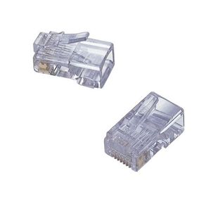エレコム RJ45コネクタ(ヨリ線仕様/クリア/10個) LD-RJ45TY10