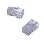 エレコム RJ45コネクタ(ヨリ線仕様/クリア/10個) LD-RJ45TY10