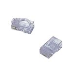 エレコム RJ45コネクタ(ヨリ線仕様/クリア/10個) LD-RJ45TAY10