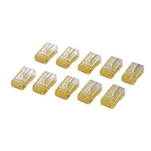 エレコム RJ45コネクタ(イエロー/10個) LD-RJ45Y10