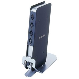 エレコム パソコン自動切替器(4切替) KVM-C24