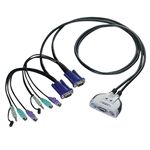 エレコム PS/2対応 2ポート パソコン切替器 KVM-KP2