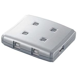 エレコム USB2.0対応 切替器 USS2-W4