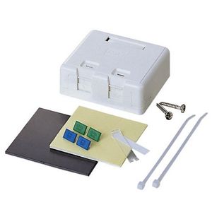 エレコム ローゼットキット LD-6RKIT2(カテゴリー6対応/ 10/100/1000BASE-T対応/2ポート) LD-6RKIT2