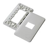 エレコム JIS対応 1ポートフェイスプレート LD-JFP1