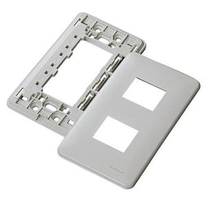 エレコム JIS対応 2ポートフェイスプレート LD-JFP2