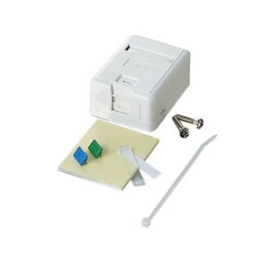 エレコム 1ポート ローゼットキット シャッター付 LD-RKIT1