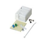 エレコム 1ポート ローゼットキット シャッター付 LD-RKIT1