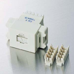 エレコム JIS規格フェイスプレート用 モジュラジャック LD-JMJ