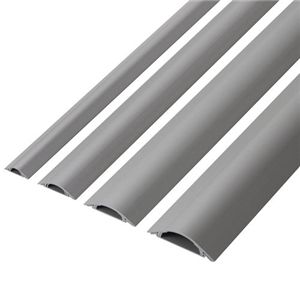 エレコム 床用モール 1m/グレー LD-GA1407/LG