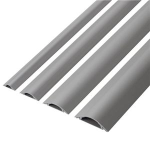 エレコム 床用モール 1m/グレー LD-GA1507/LG