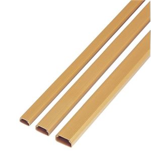 エレコム フラットモール(裏面シール付/1mブラウン) LD-GAF3/BR